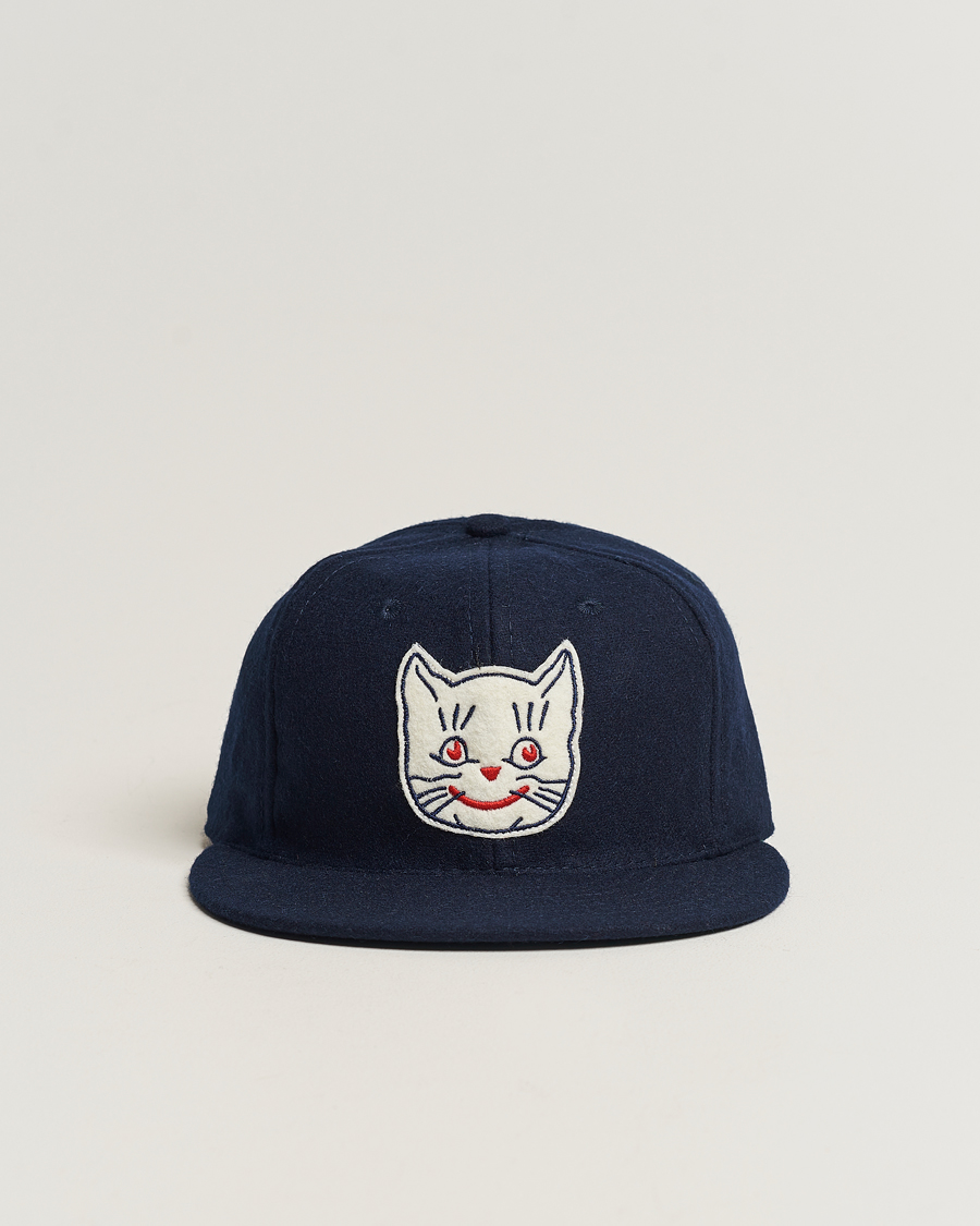 Herr | Ebbets Field Flannels Made in USA Kansas City Katz 1961 Vintage Ballcap Navy | Ebbets Field Flannels | Made in USA Kansas City Katz 1961 Vintage Ballcap Navy