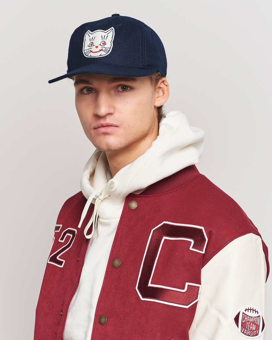 Herr | Ebbets Field Flannels Made in USA Kansas City Katz 1961 Vintage Ballcap Navy | Ebbets Field Flannels | Made in USA Kansas City Katz 1961 Vintage Ballcap Navy