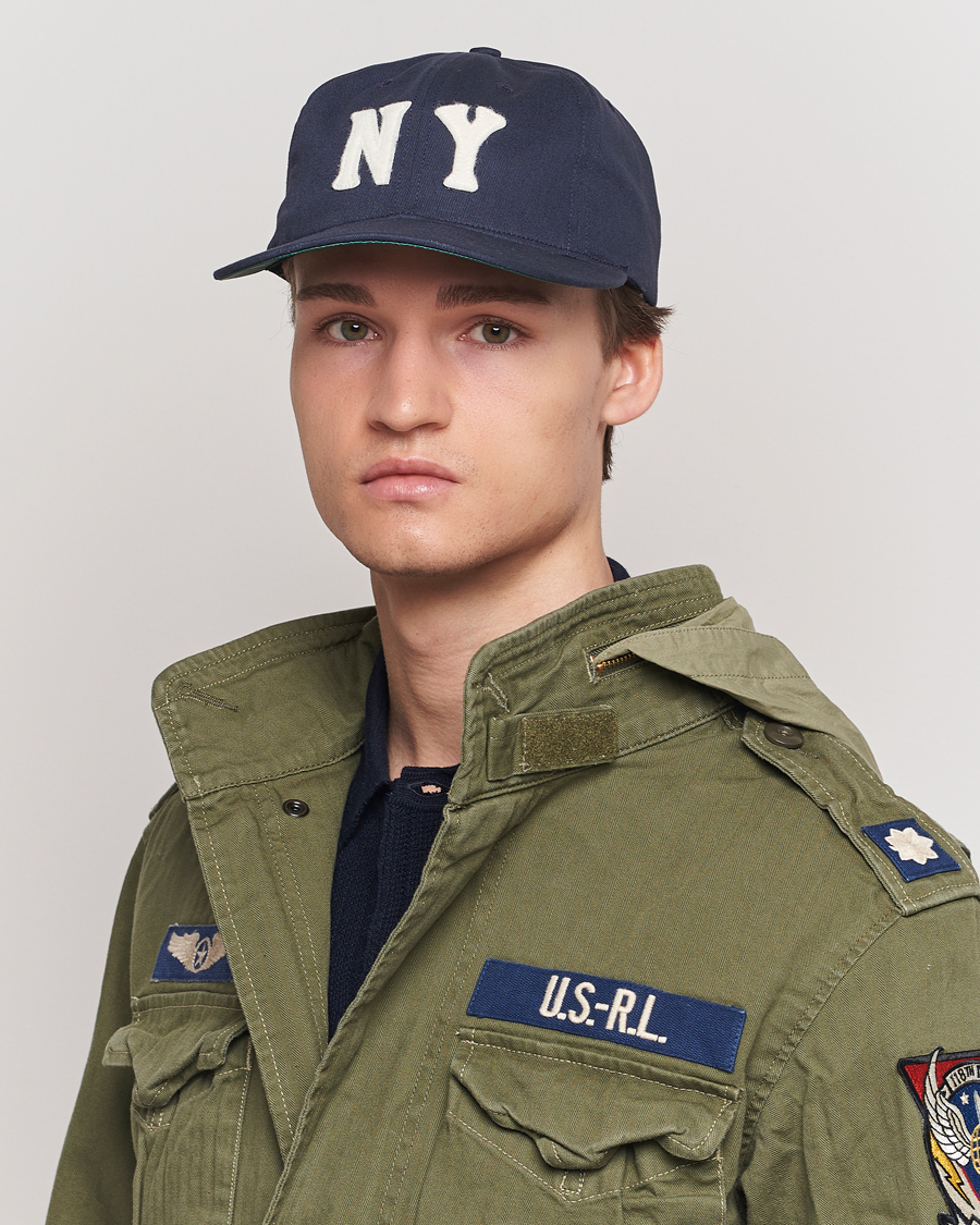 Herr | Ebbets Field Flannels Made in USA New York Yankees 1936 Vintage Ballcap Navy | Ebbets Field Flannels | Made in USA New York Yankees 1936 Vintage Ballcap Navy