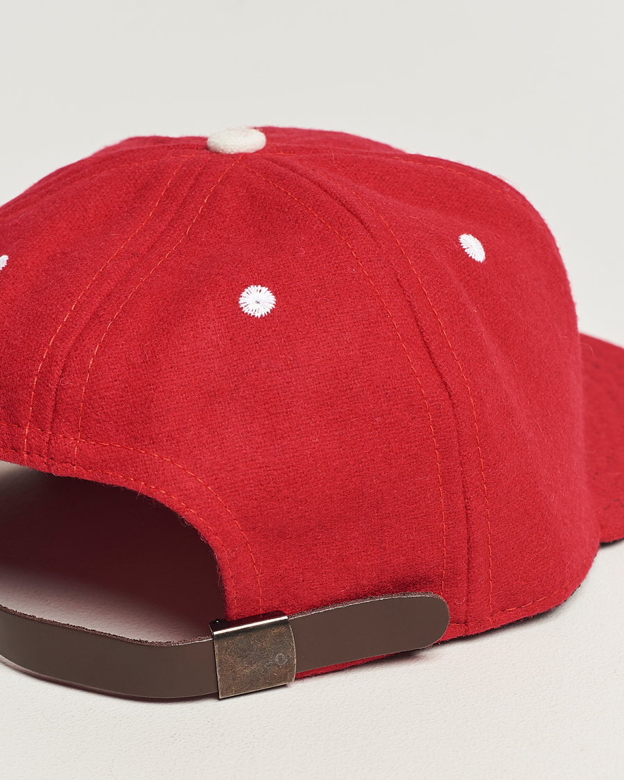 Herr | Ebbets Field Flannels Made in USA Seattle Rainiers 1955 Vintage Ballcap Red | Ebbets Field Flannels | Made in USA Seattle Rainiers 1955 Vintage Ballcap Red