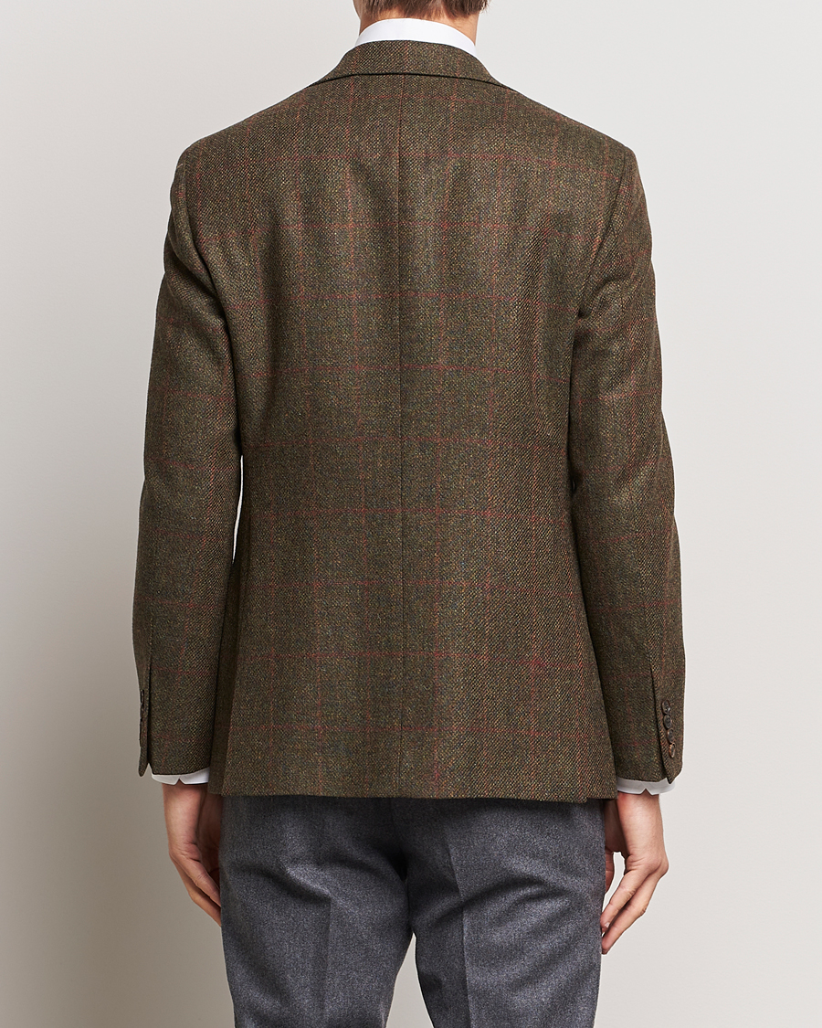 Herr | Kavajer | Walker Slater | Edward Lambswool Windowpane Blazer Green