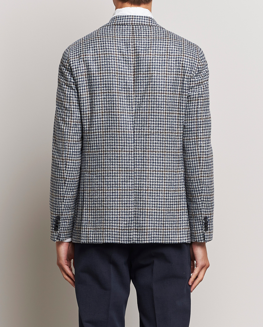 Herr | Kavajer | L.B.M. 1911 | Jack Regular Checked Wool Blazer Blue