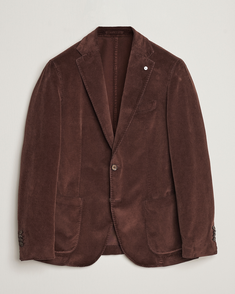 Herr | Kavajer | L.B.M. 1911 | Jack Corduroy Blazer Brown