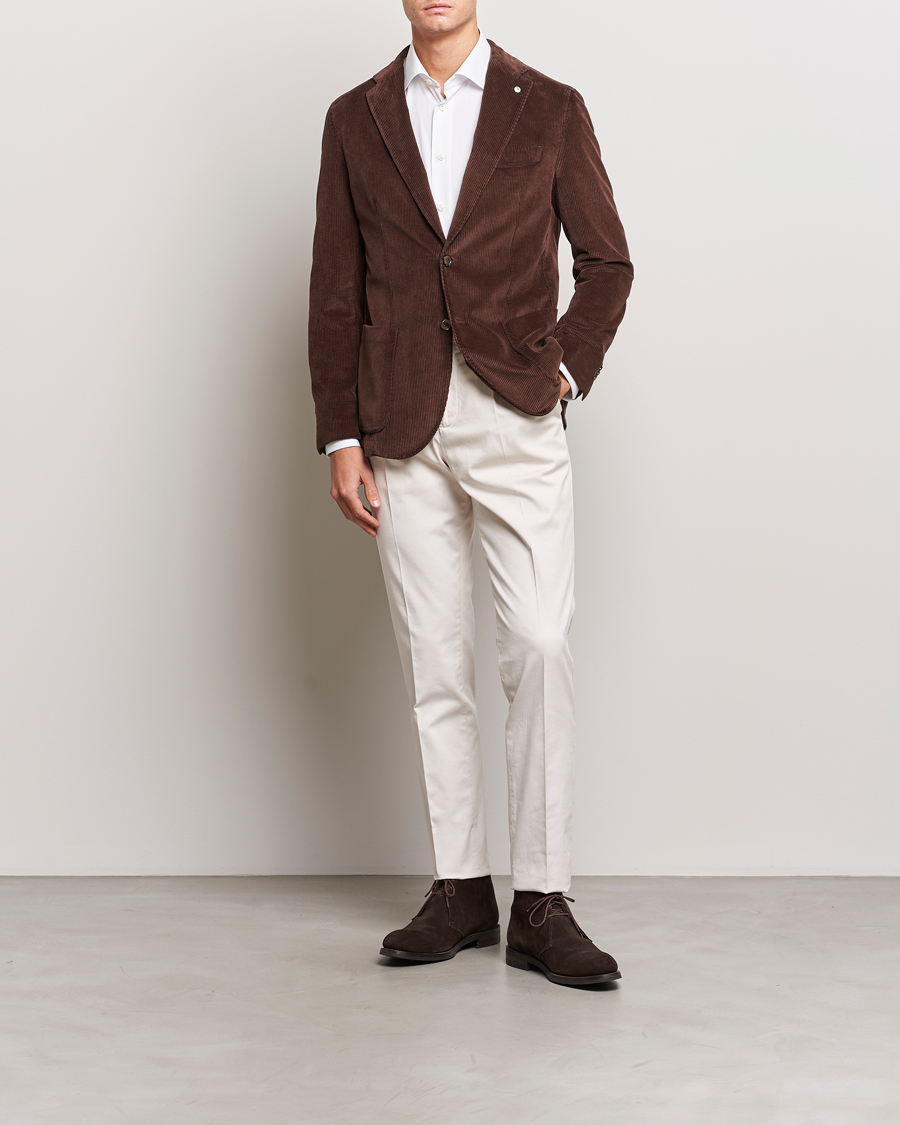 Herr | Kavajer | L.B.M. 1911 | Jack Corduroy Blazer Brown
