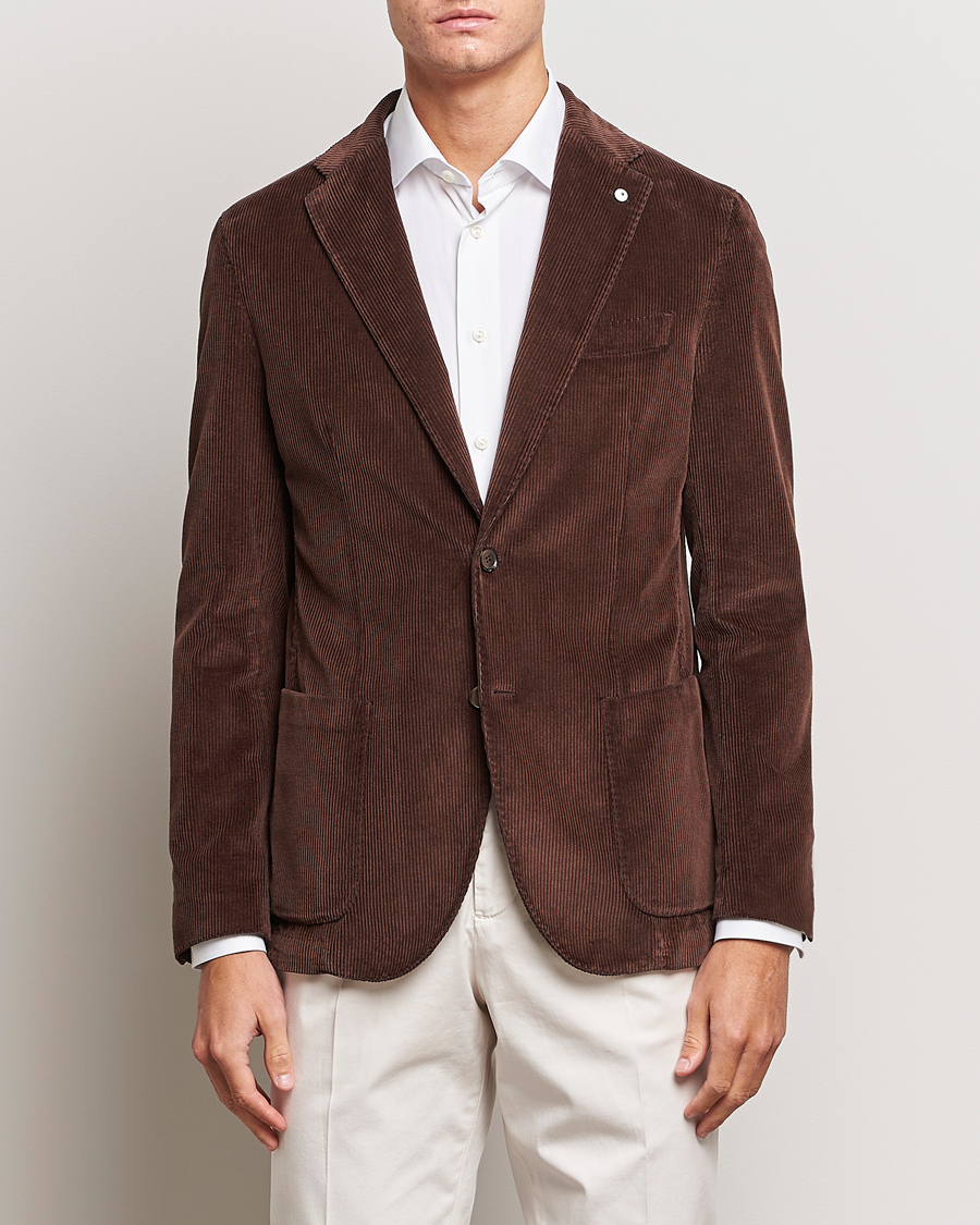 Herr | Kavajer | L.B.M. 1911 | Jack Corduroy Blazer Brown