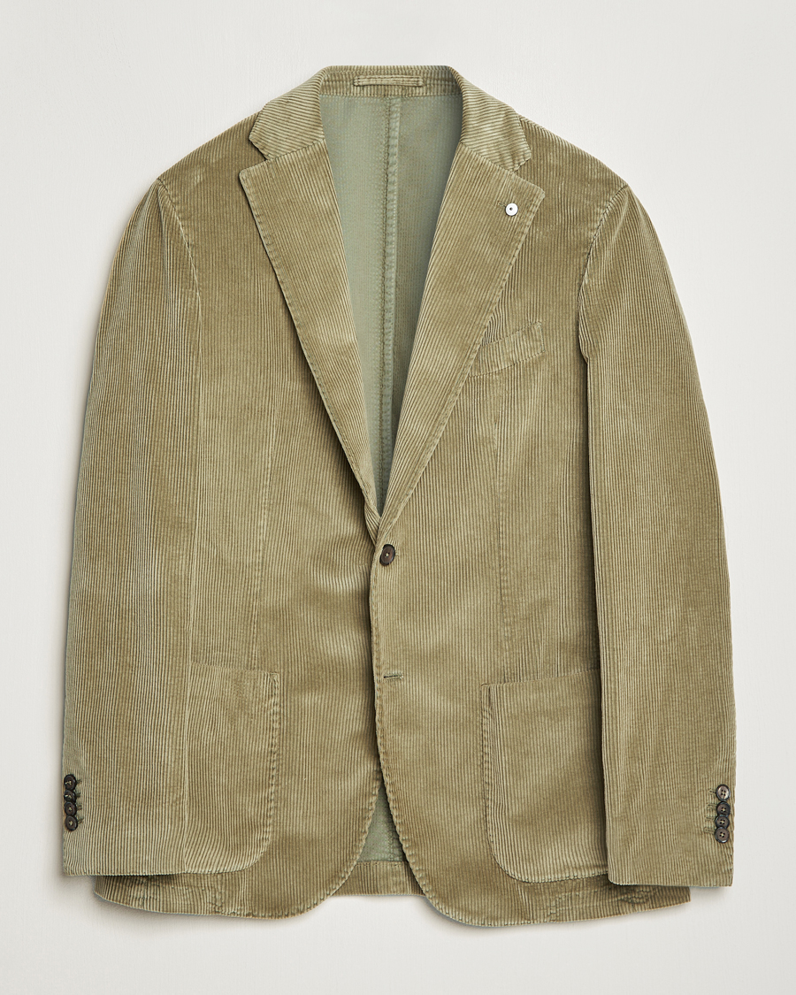 Herr | Kavajer | L.B.M. 1911 | Jack Corduroy Blazer Olive
