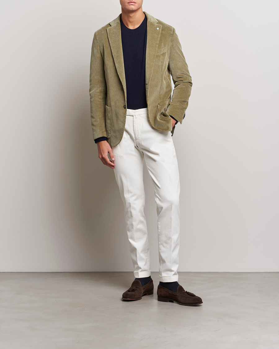 Herr | Kavajer | L.B.M. 1911 | Jack Corduroy Blazer Olive