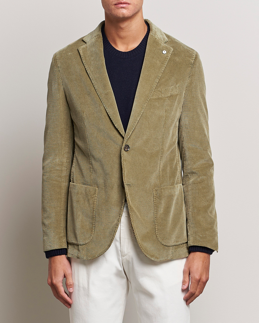 Herr | Manchesterkavajer | L.B.M. 1911 | Jack Corduroy Blazer Olive