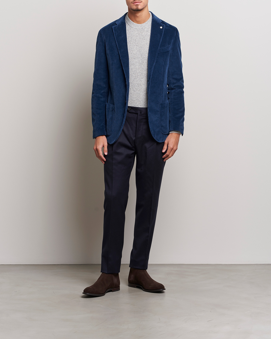 Herr | Kavajer | L.B.M. 1911 | Jack Corduroy Blazer Navy