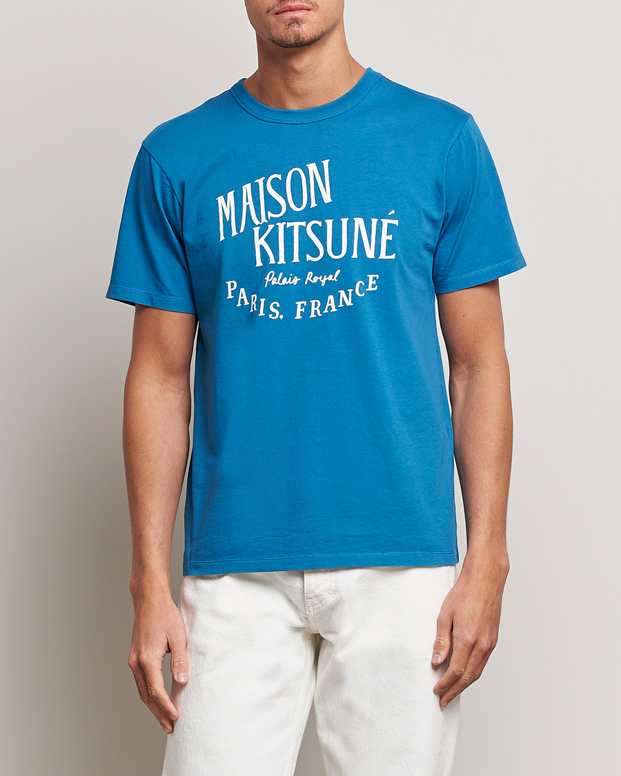 Herr | T-Shirts | Maison Kitsuné | Palais Royal Classic T-Shirt Sapphire Blue