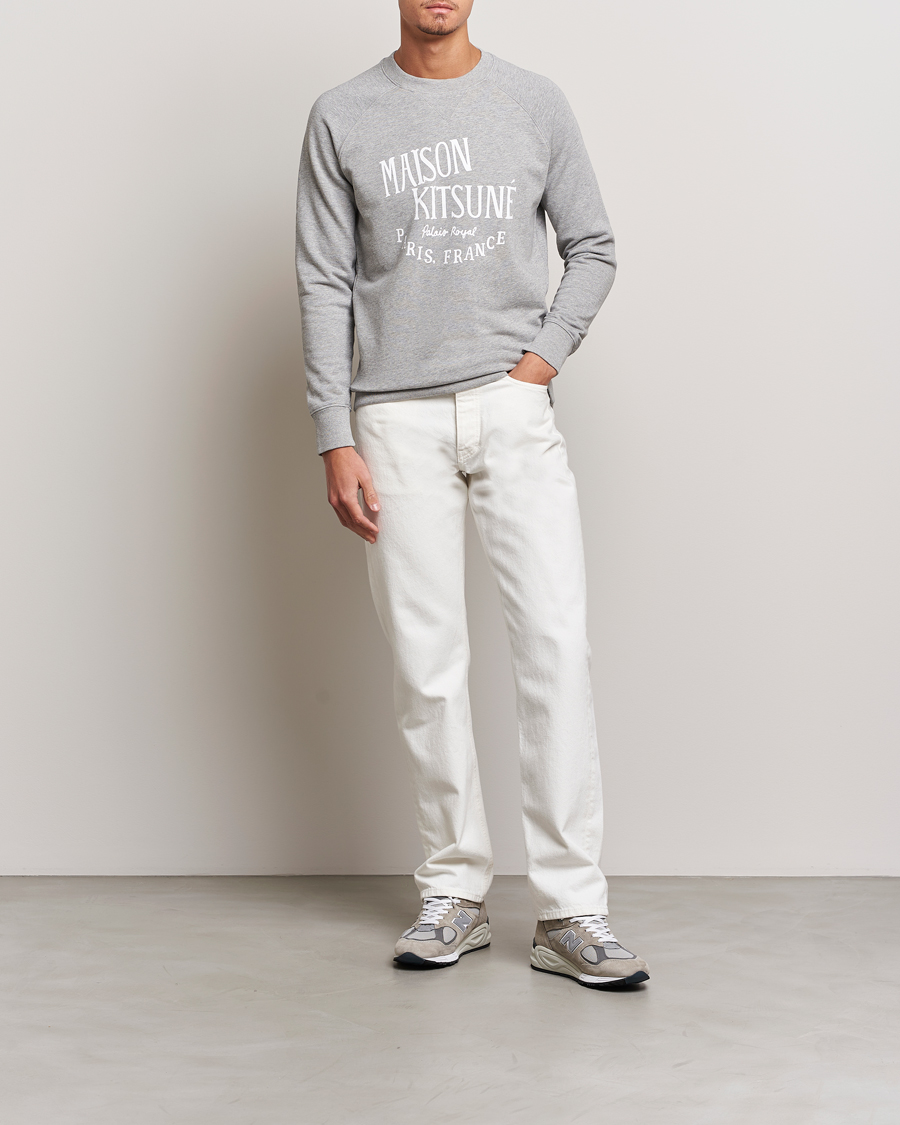 Herr | Tröjor | Maison Kitsuné | Palais Royal Classic Sweatshirt Grey Melange