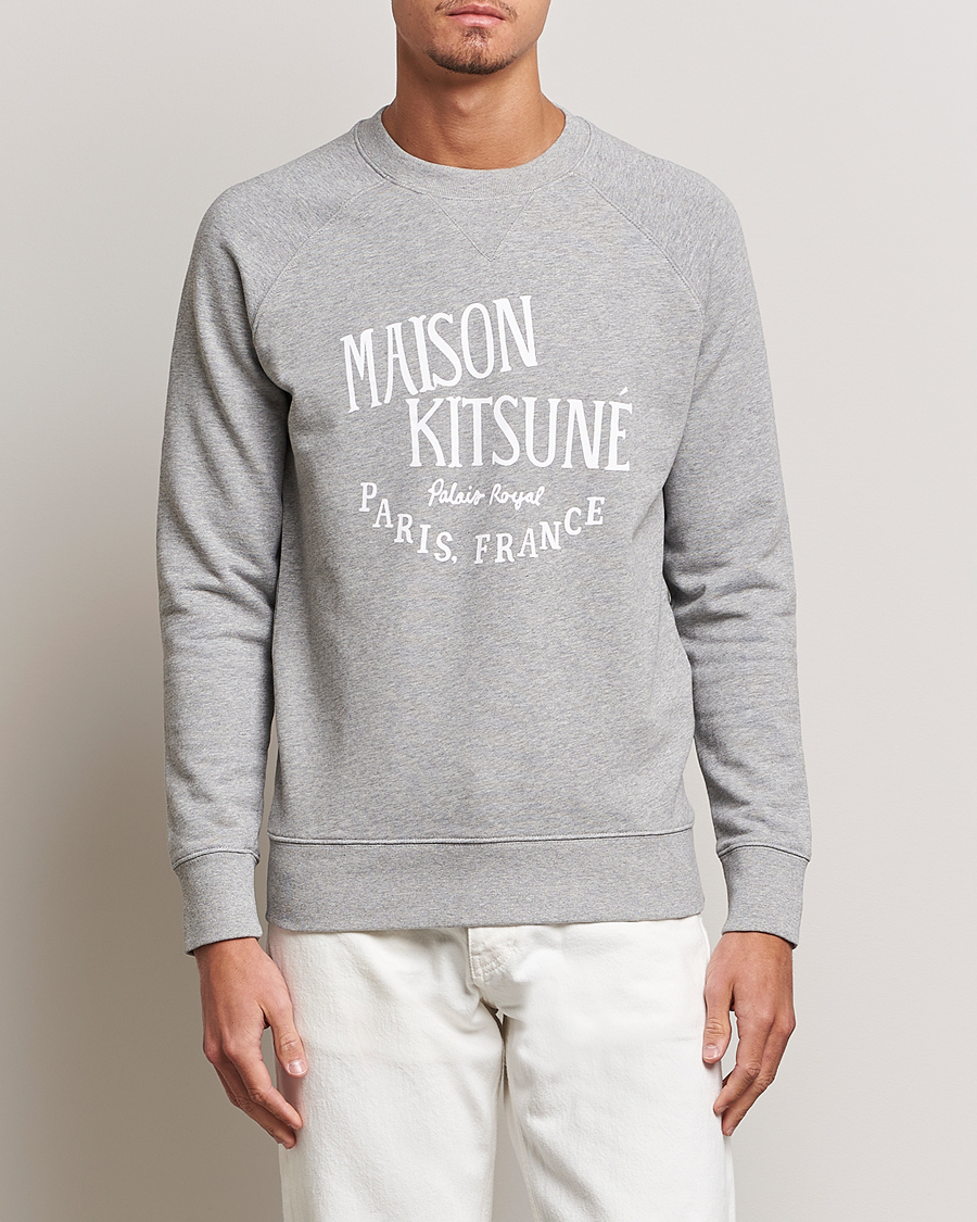 Herr | Tröjor | Maison Kitsuné | Palais Royal Classic Sweatshirt Grey Melange