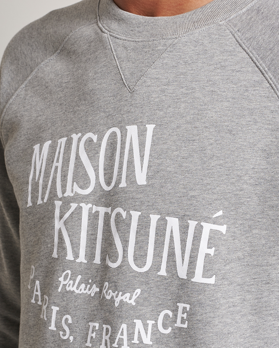 Herr | Tröjor | Maison Kitsuné | Palais Royal Classic Sweatshirt Grey Melange