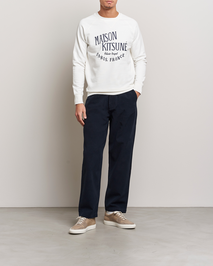 Herr | Tröjor | Maison Kitsuné | Palais Royal Classic Sweatshirt Ecru