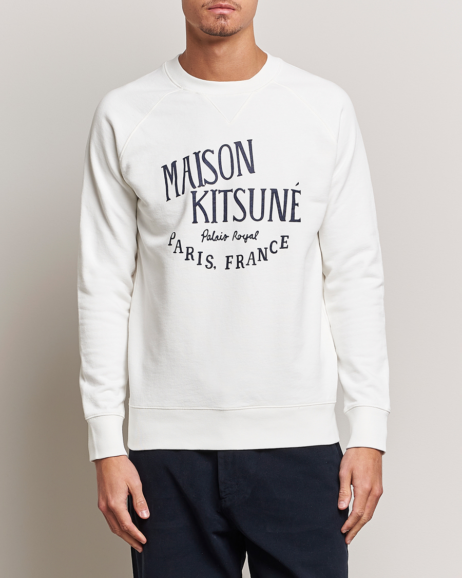 Herr | Tröjor | Maison Kitsuné | Palais Royal Classic Sweatshirt Ecru
