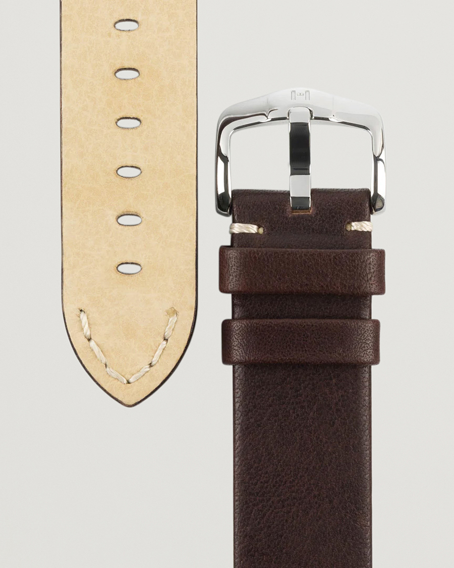 Herr | Lifestyle | HIRSCH | Ranger Retro Leather Watch Strap Brown