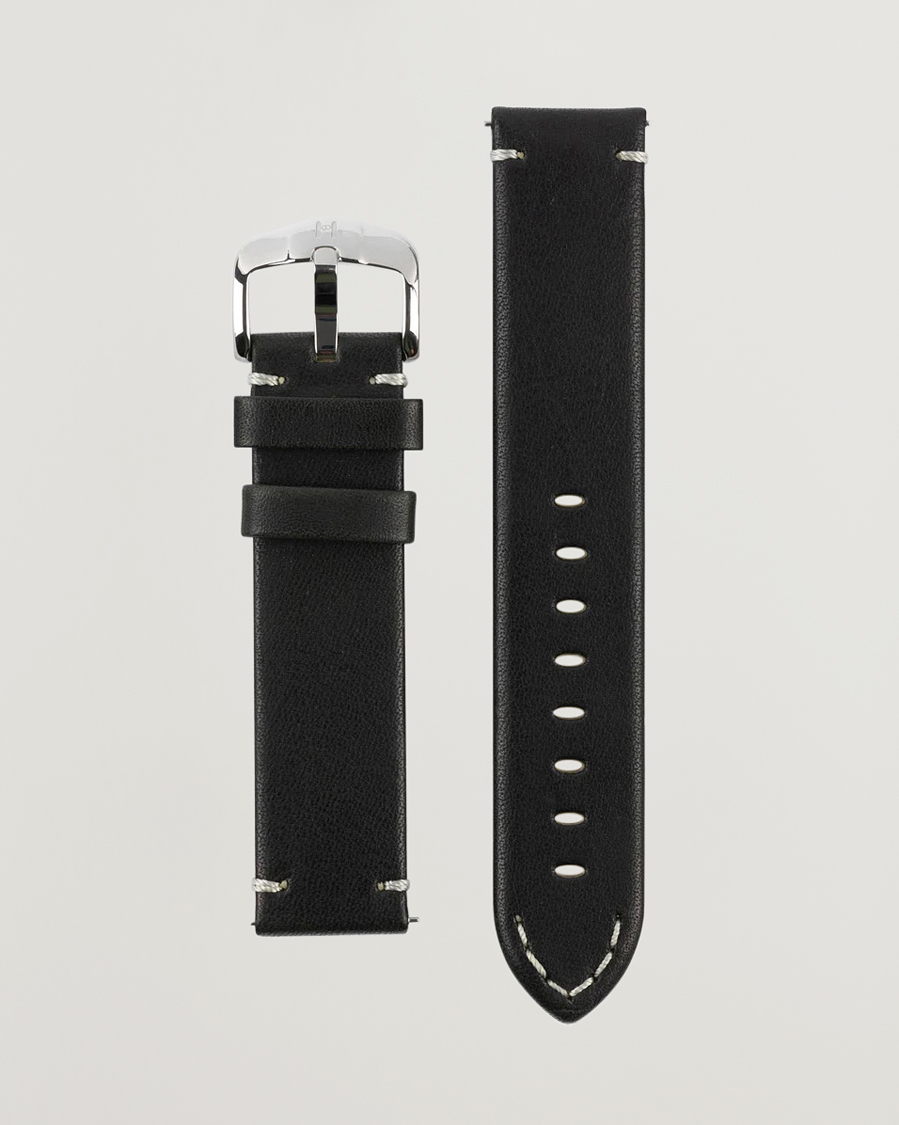 Herr | Klockarmband | HIRSCH | Ranger Retro Leather Watch Strap Black