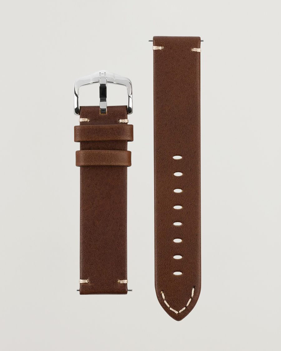 Herr | Klockarmband | HIRSCH | Ranger Retro Leather Watch Strap Golden Brown