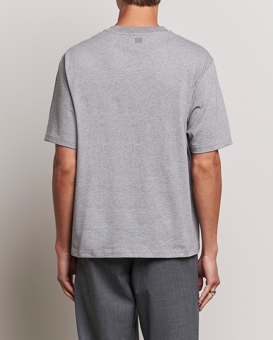 Herr | T-Shirts | AMI | Heart Logo T-Shirt Heather Grey