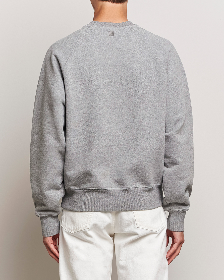 Herr | Tröjor | AMI | Heart Logo Sweatshirt Heather Grey
