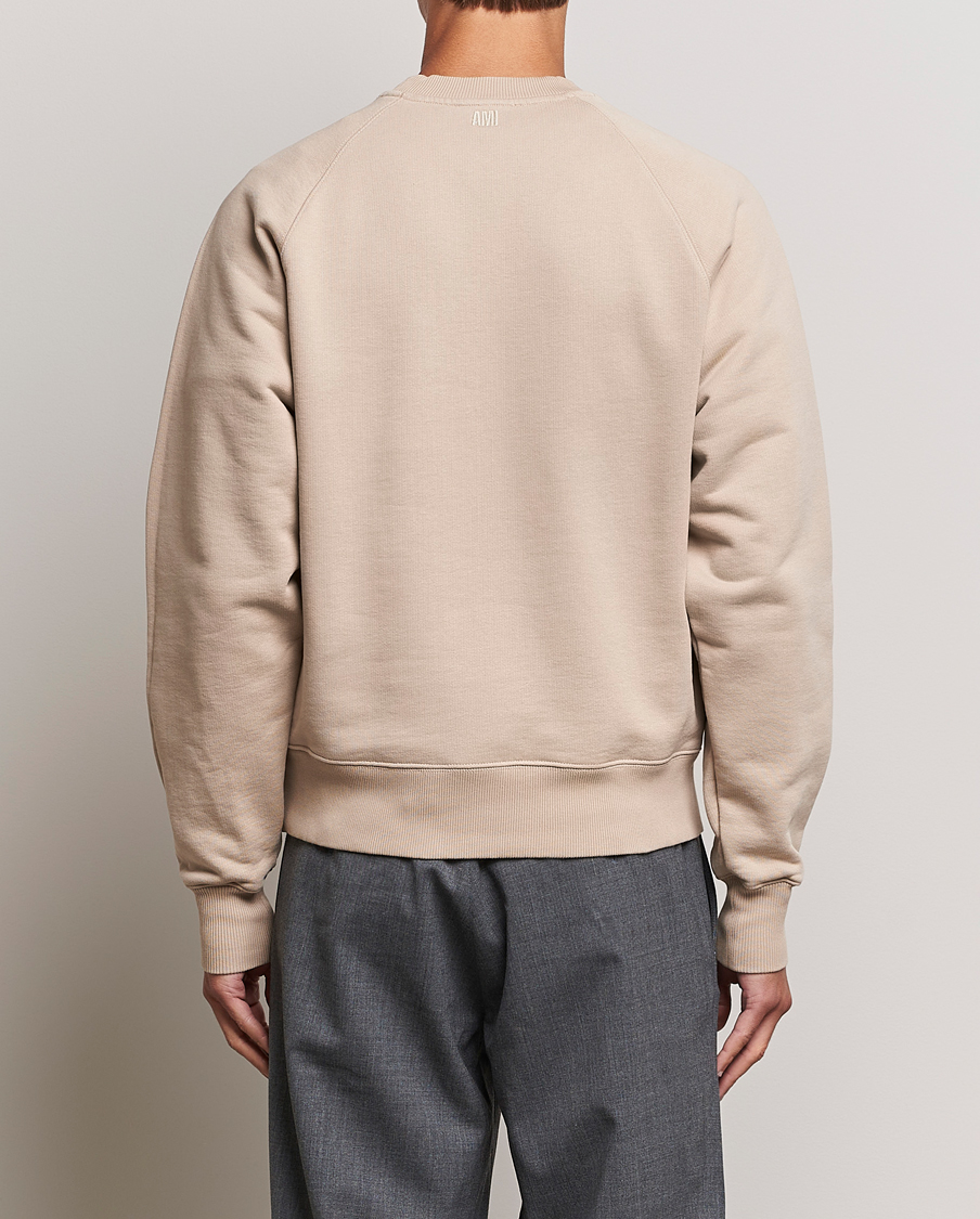 Herr | Tröjor | AMI | Heart Logo Sweatshirt Beige