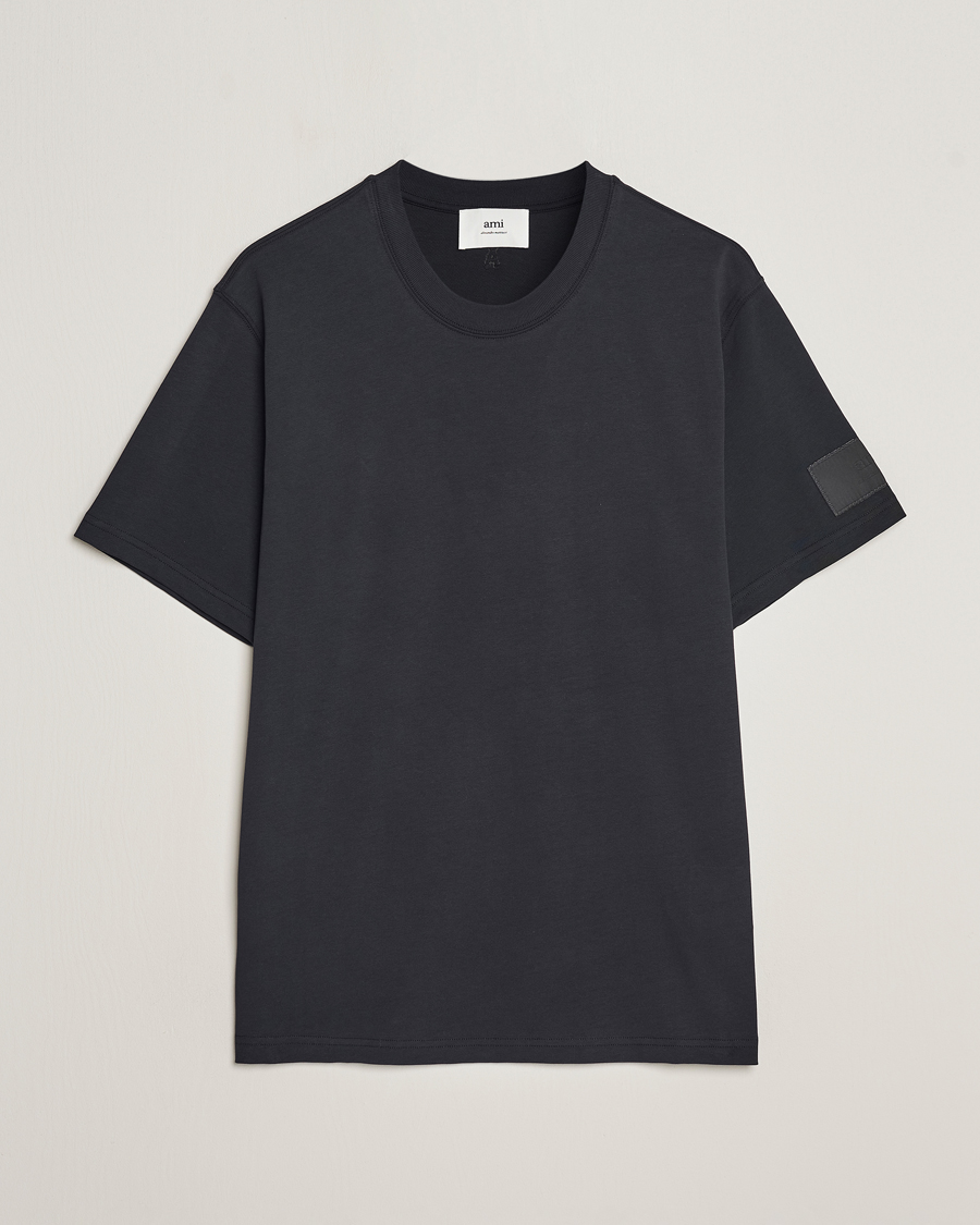 Herr | T-Shirts | AMI | Fade Out Crew Neck T-Shirt Black
