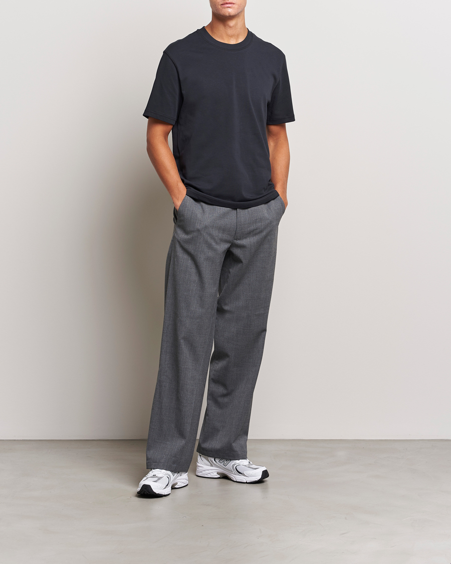 Herr | T-Shirts | AMI | Fade Out Crew Neck T-Shirt Black