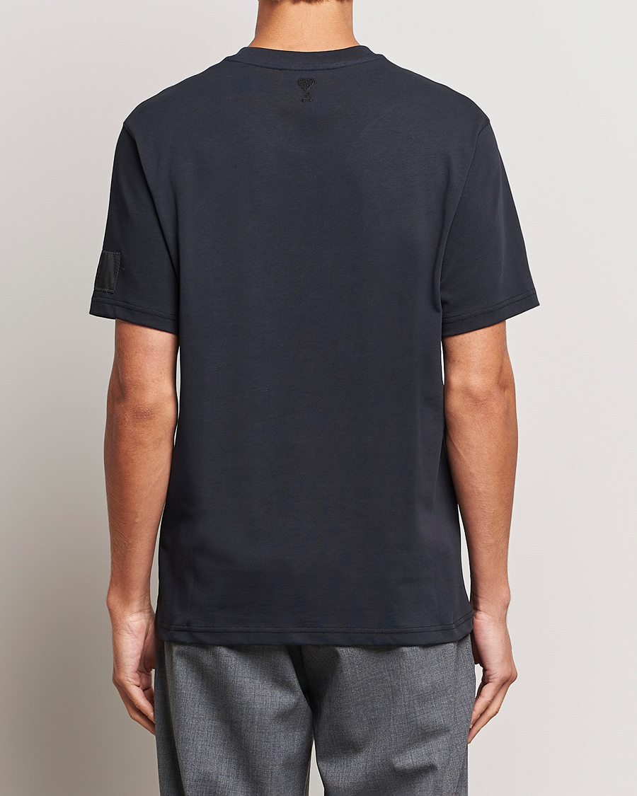 Herr | T-Shirts | AMI | Fade Out Crew Neck T-Shirt Black