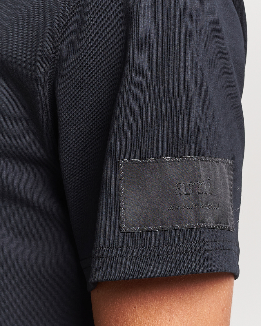 Herr | T-Shirts | AMI | Fade Out Crew Neck T-Shirt Black