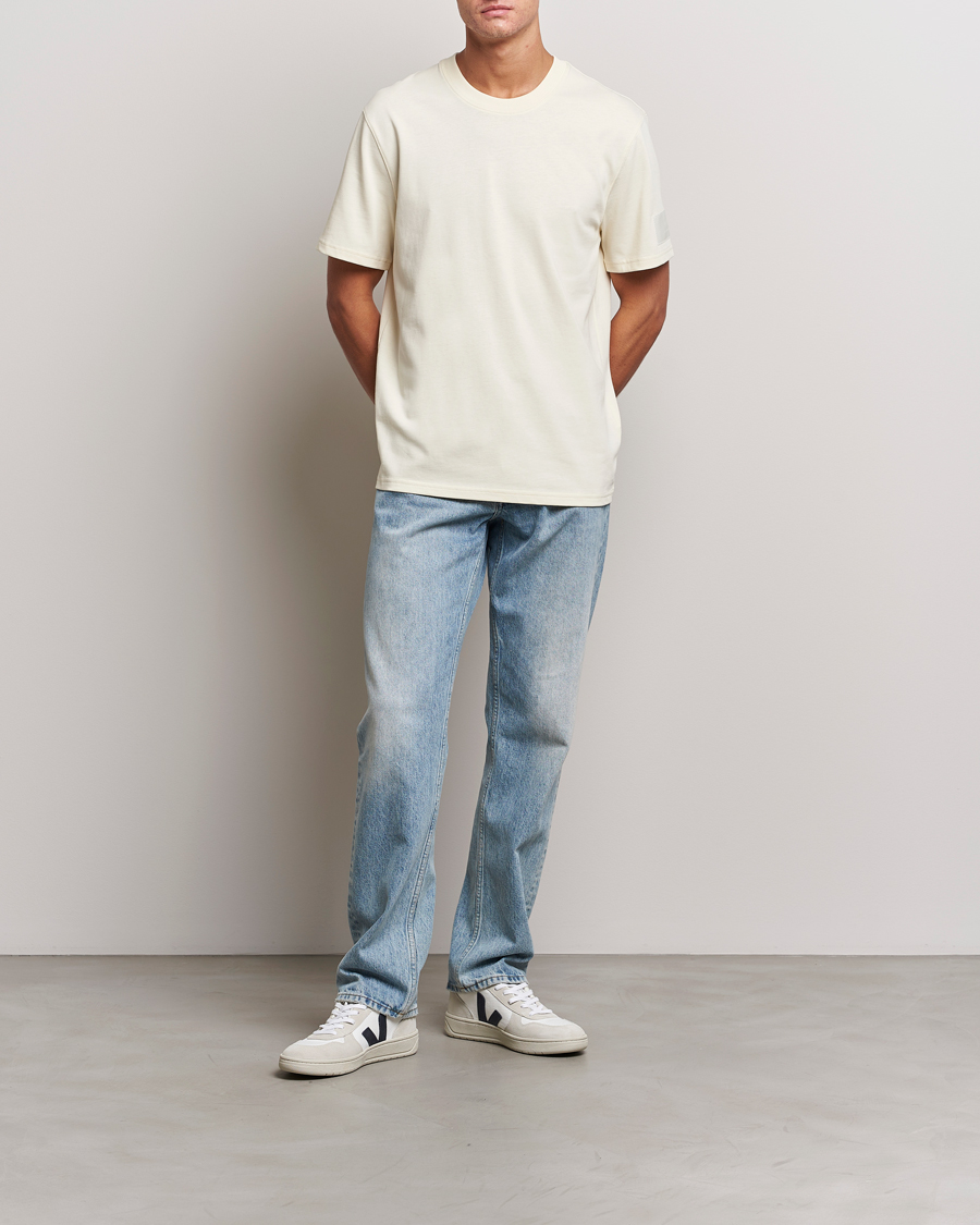 Herr | T-Shirts | AMI | Fade Out Crew Neck T-Shirt Ivory