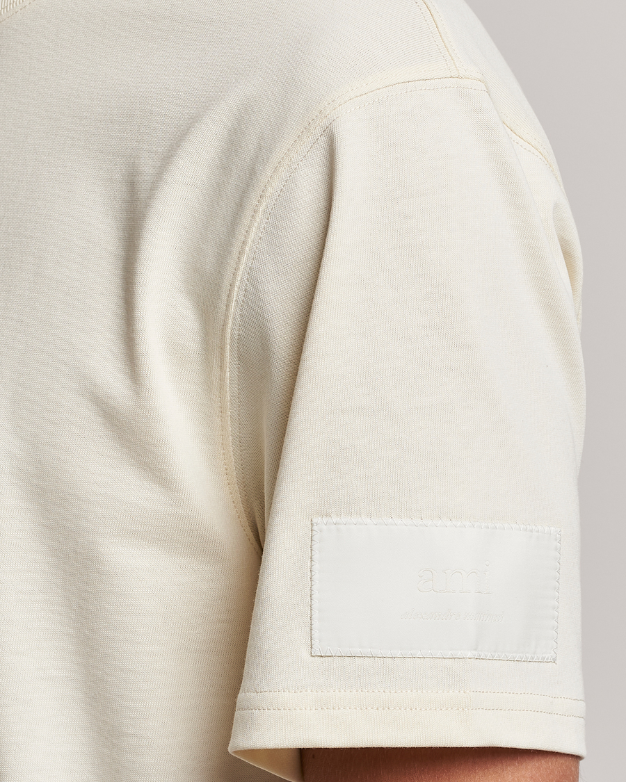 Herr | T-Shirts | AMI | Fade Out Crew Neck T-Shirt Ivory