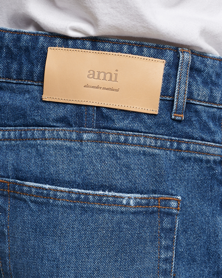 Herr | Jeans | AMI | Straight Fit Jeans Used Blue