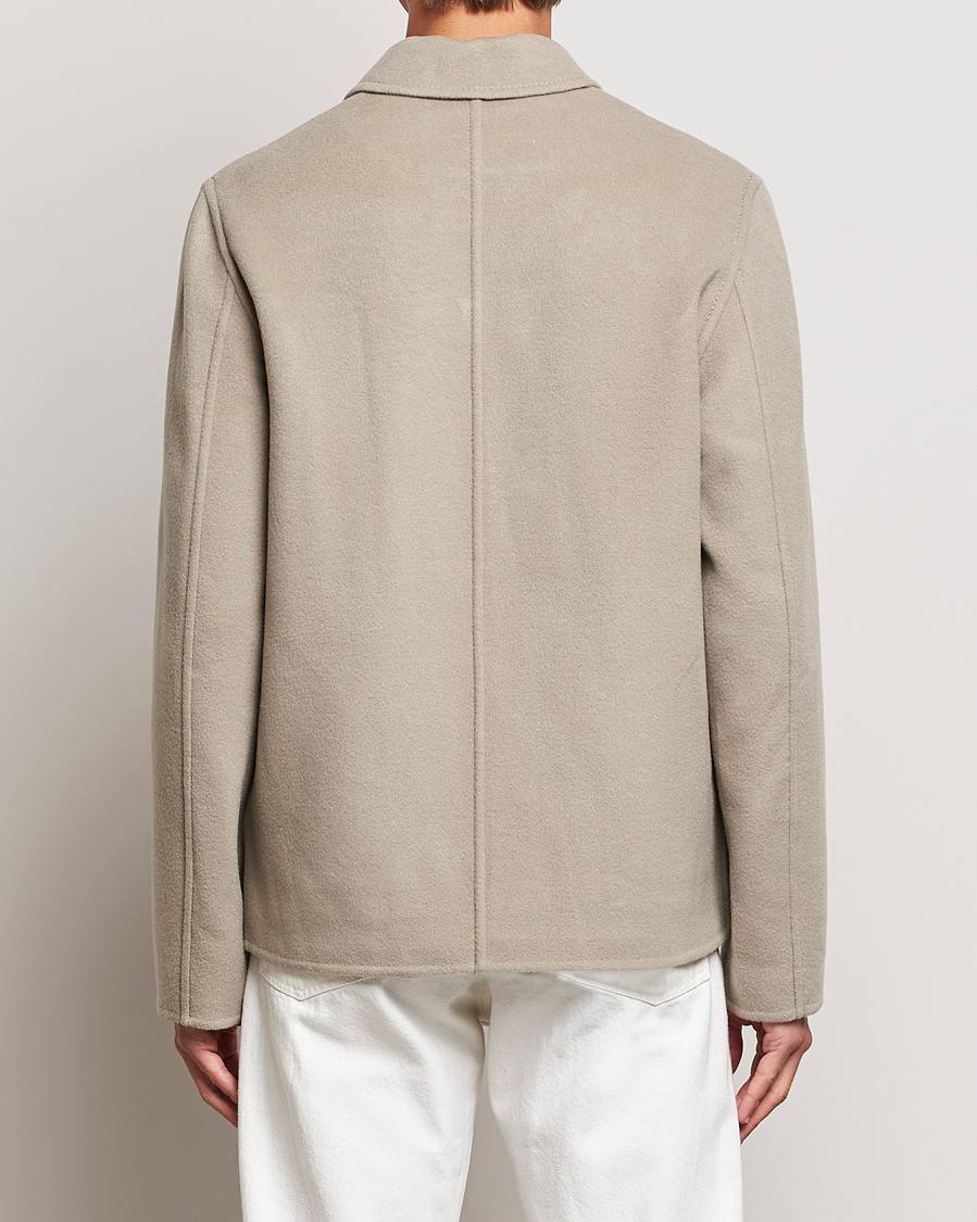 Herr | Jackor | AMI | Wool/Cashmere Short Coat Argile Beige