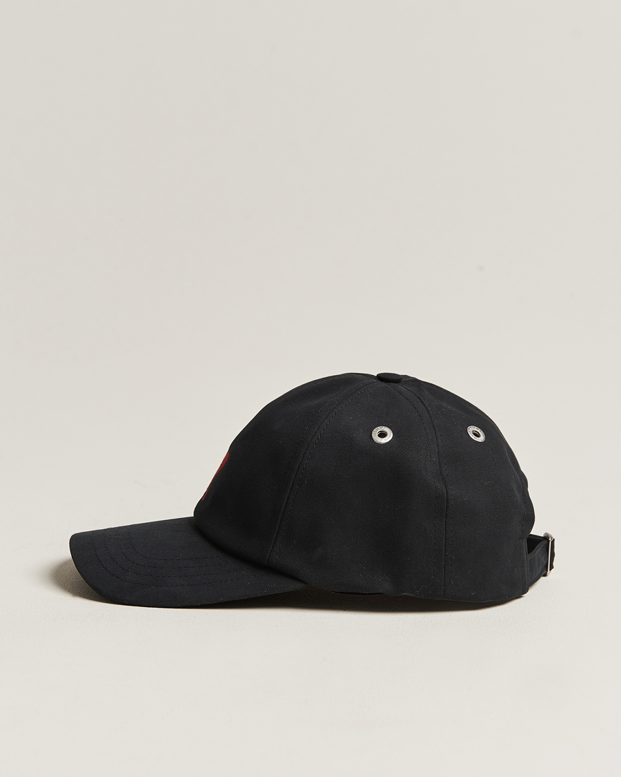Herr | AMI Heart Logo Cap Black | AMI | Heart Logo Cap Black