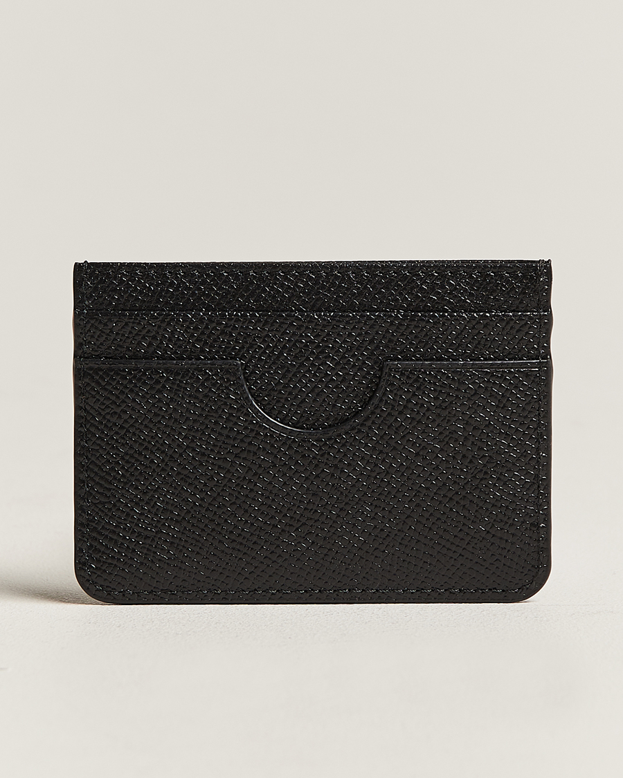 Herr | AMI | AMI | Tonal Logo Leather Cardholder Black