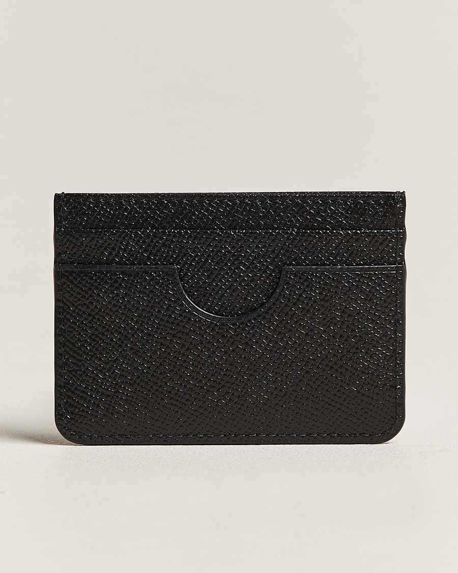 Herr | | AMI | Tonal Logo Leather Cardholder Black