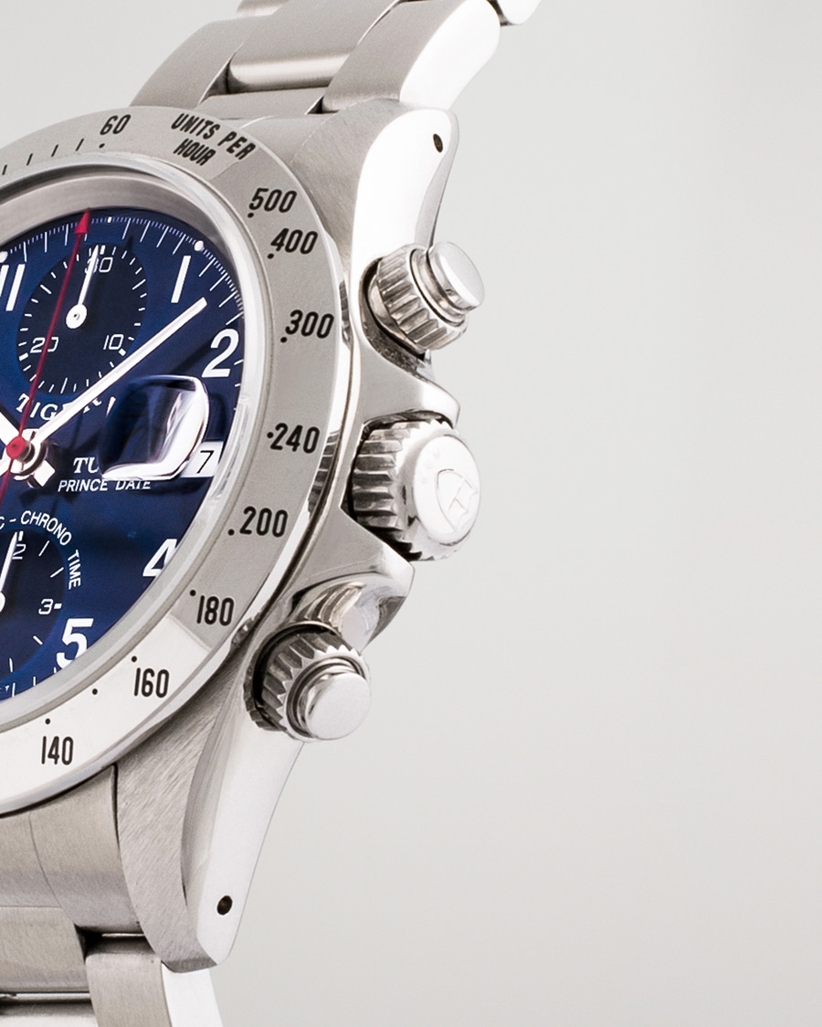 Herr | Tudor Pre-Owned Tiger Prince Date Chronograph 72980 Steel Blue | Tudor Pre-Owned | Tiger Prince Date Chronograph 72980 Steel Blue