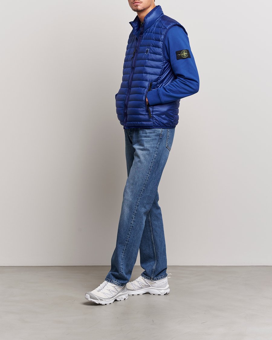 Herr | Jackor | Stone Island | Recycled Nylon Down-TC Vest Bright Blue