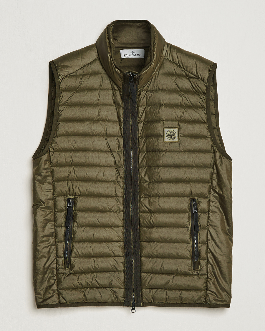 Herr | Jackor | Stone Island | Recycled Nylon Down-TC Vest Olive