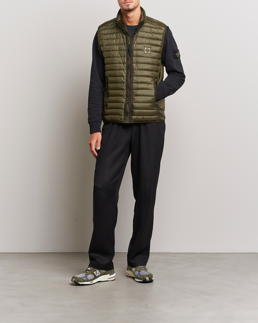 Herr | Jackor | Stone Island | Recycled Nylon Down-TC Vest Olive