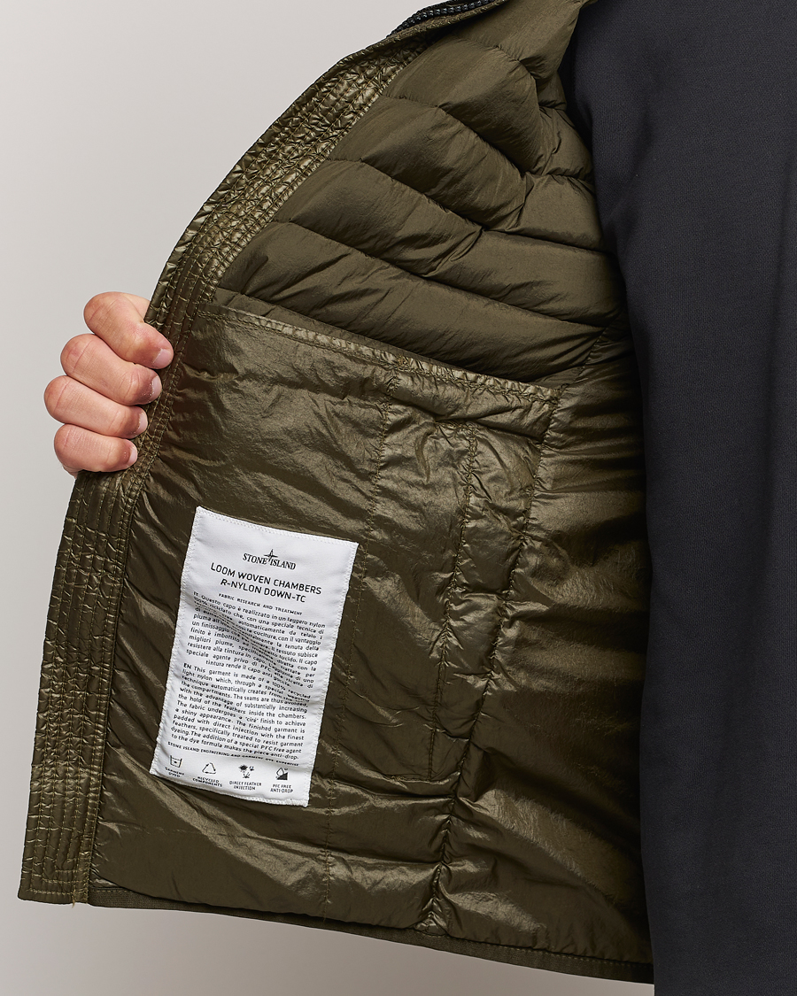 Herr | Jackor | Stone Island | Recycled Nylon Down-TC Vest Olive