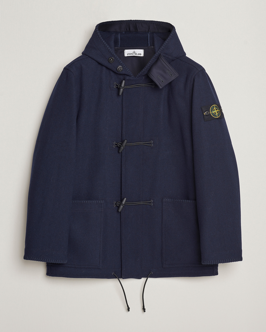 Herr | Jackor | Stone Island | Panno Speciale Dufflejacket Blue Marine