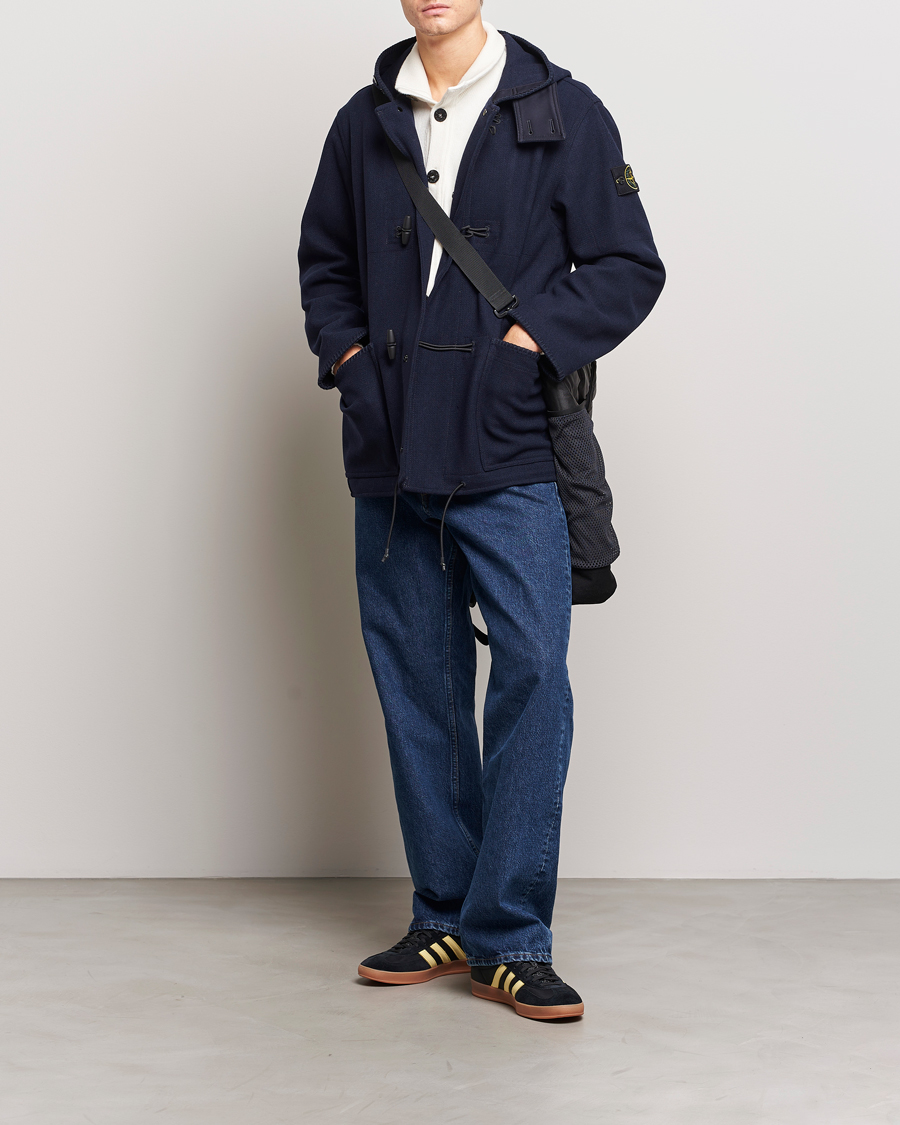Herr | Jackor | Stone Island | Panno Speciale Dufflejacket Blue Marine