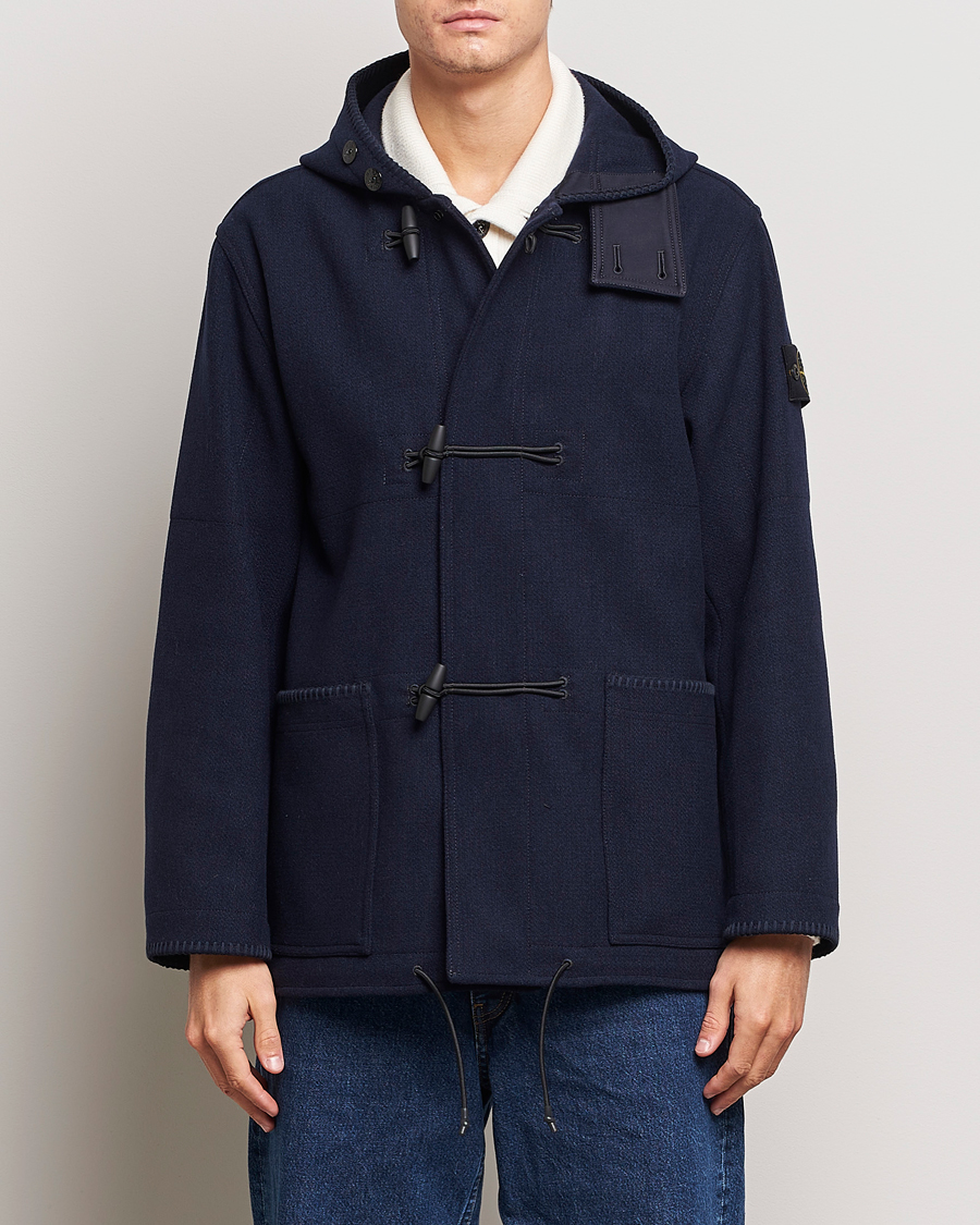 Herr | Jackor | Stone Island | Panno Speciale Dufflejacket Blue Marine