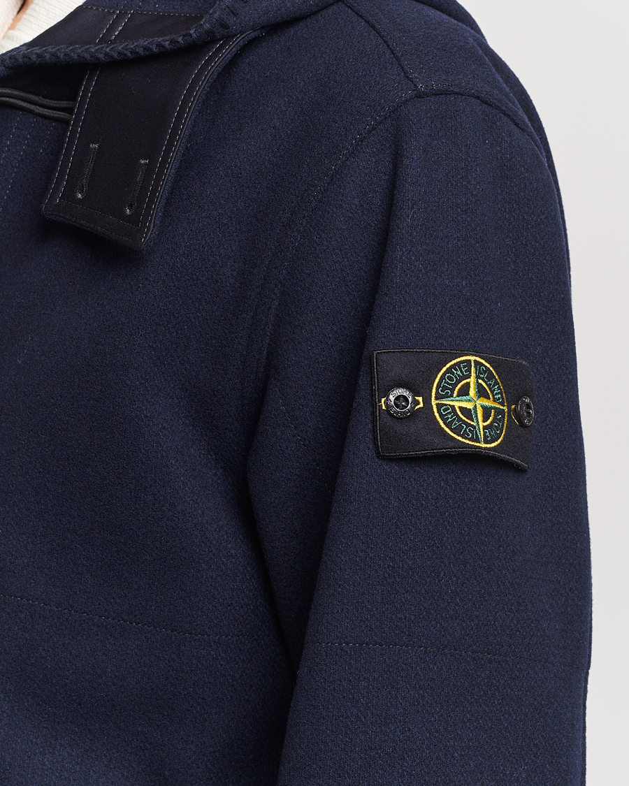 Herr | Jackor | Stone Island | Panno Speciale Dufflejacket Blue Marine