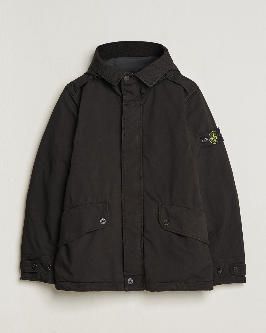 Herr | Jackor | Stone Island | David-TC Hooded jacket Black