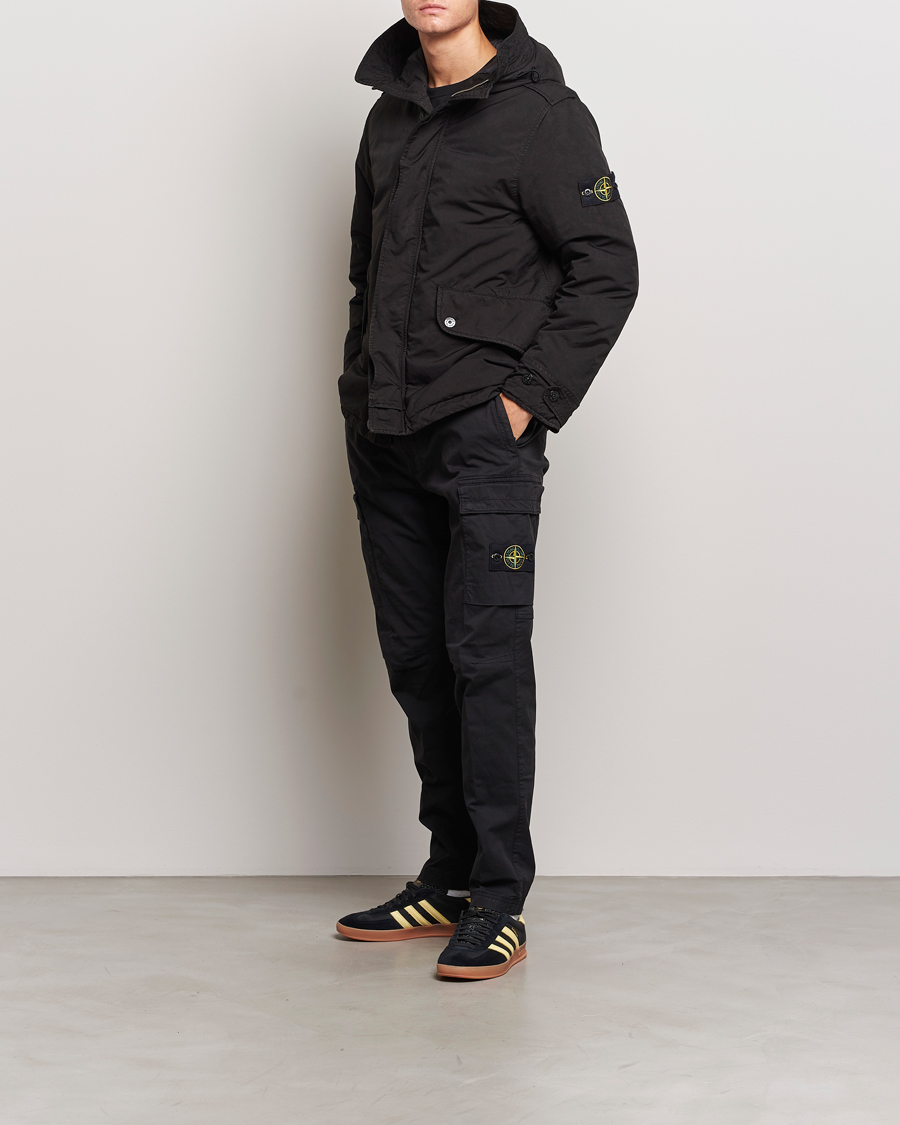 Herr | Jackor | Stone Island | David-TC Hooded jacket Black