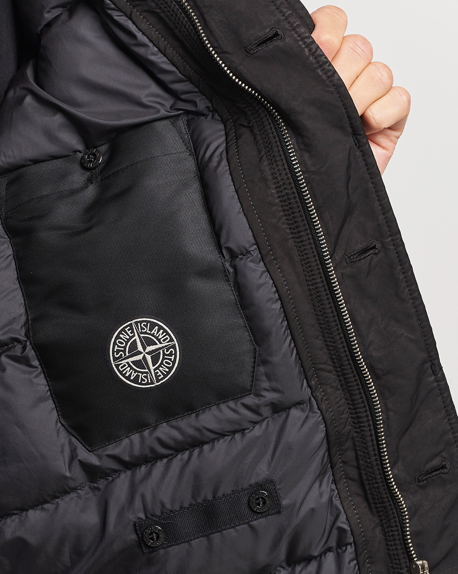 Herr | Jackor | Stone Island | David-TC Hooded jacket Black