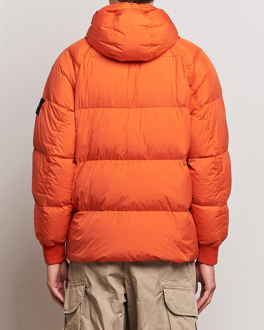 Herr | Jackor | Stone Island | Garment Dyed Recycled Nylon Down Jacket Orange Red