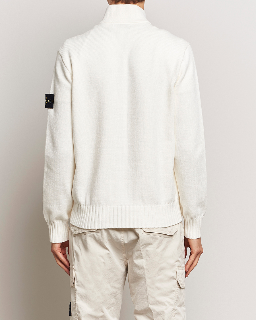 Herr | Tröjor | Stone Island | Winter Cotton Cardigan Natural